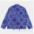 Characteristic Paisley Printing Coaches Jacket for Sale